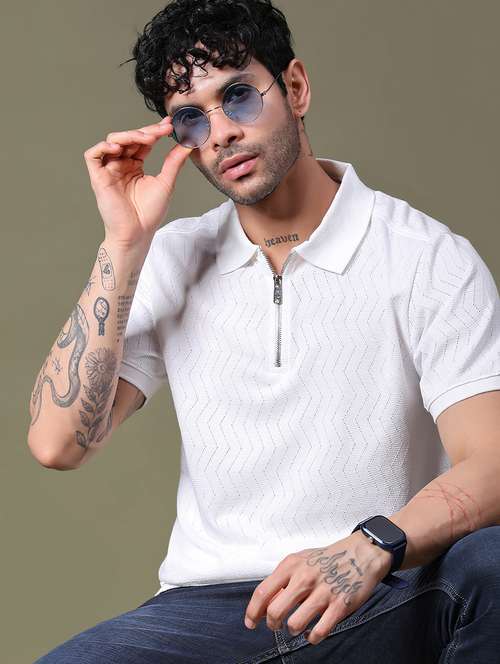 men self design short sleeve regular fit polo t-shirt - 21918577 - Standard Image - 0