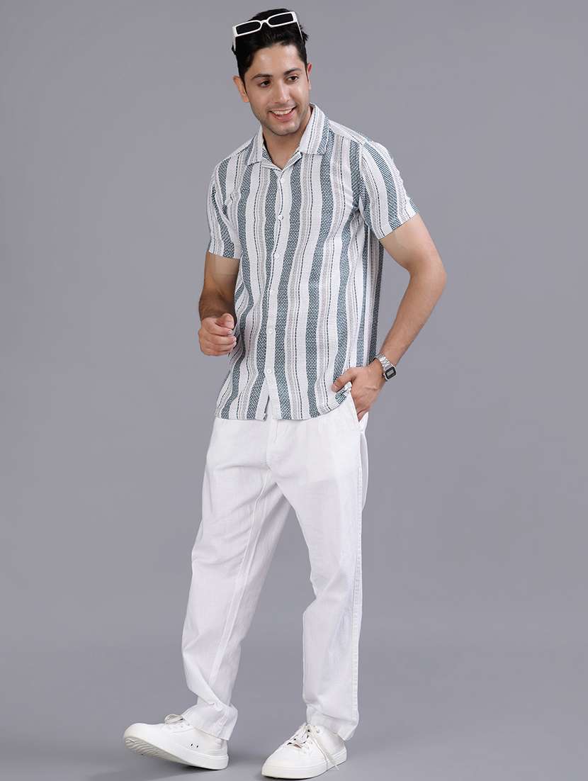 men striped short sleeve regular fit t-shirt - 21918630 -  Standard Image - 5