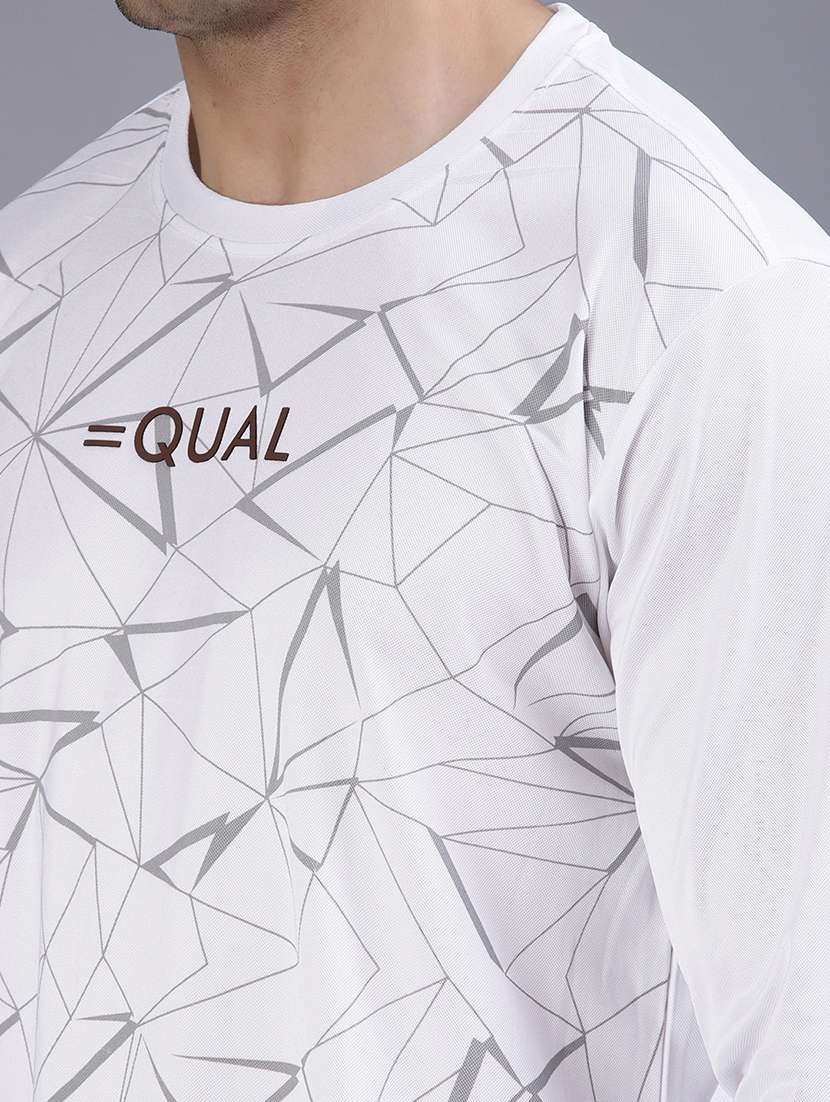 men printed long sleeve slim fit t-shirt - 21918633 - Standard Image - 3