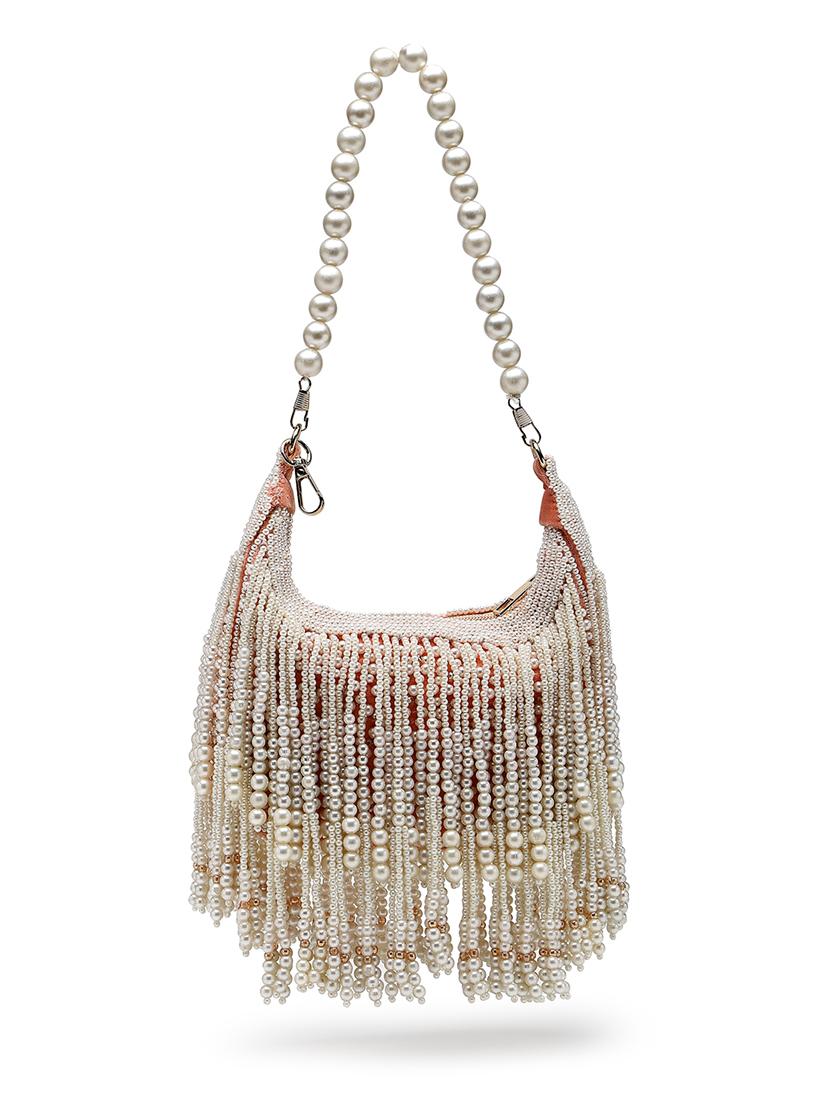 women embellished clutch with detachable strap - 21918654 - Standard Image - 3