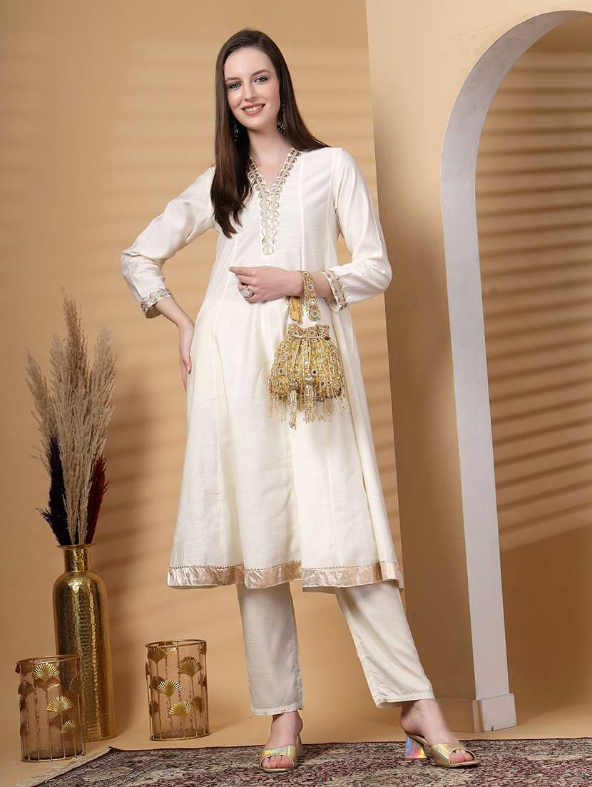 women mirror work & embellished potli bag - 21918688 - Standard Image - 8