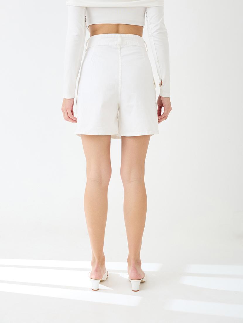 women white floral print mid rise cargo style mini skorts - 21918815 - Standard Image - 3