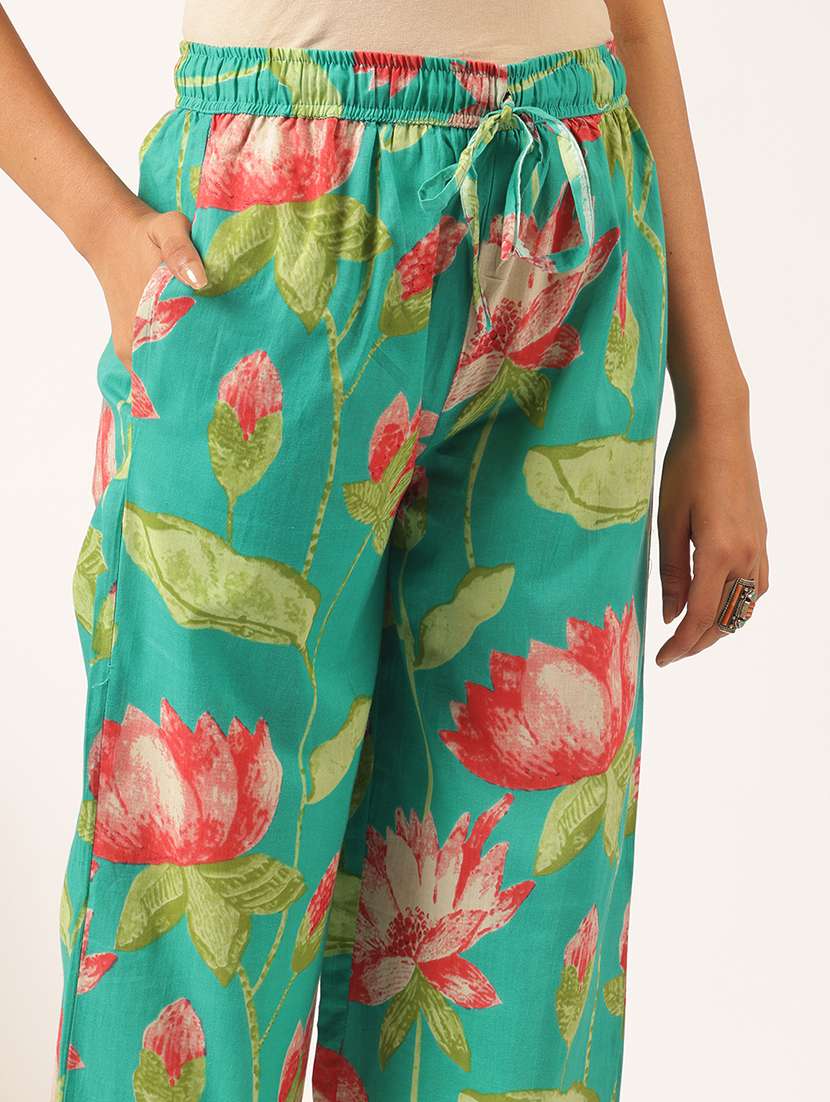 women three quarter sleeve kurta pant set - 21918922 -  Standard Image - 5