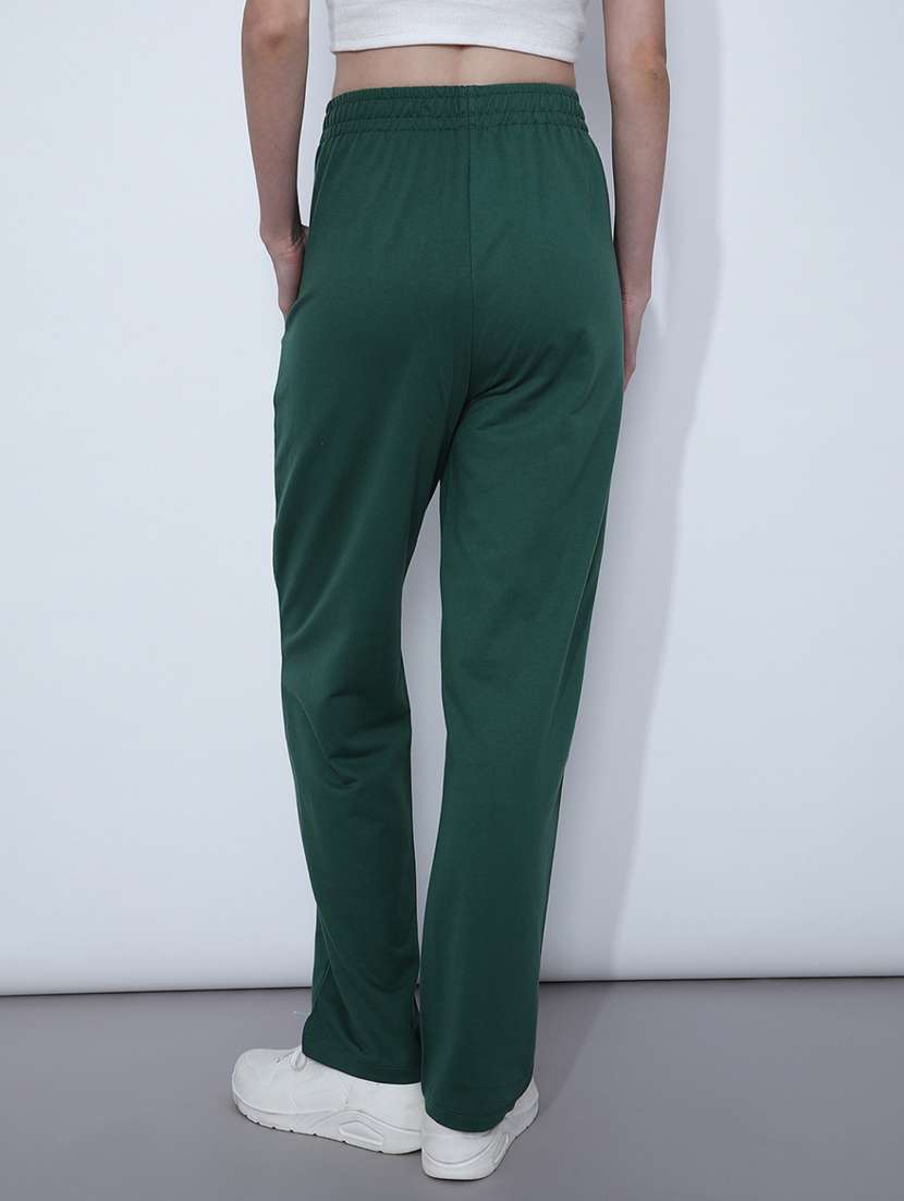 women solid mid rise regular fit track pant - 21919098 -  Standard Image - 3