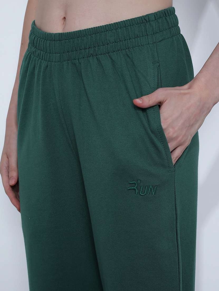 women solid mid rise regular fit track pant - 21919098 -  Standard Image - 5