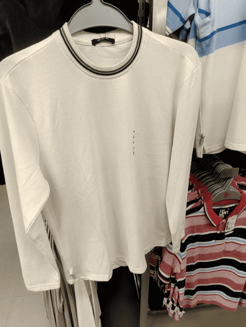 off white popcorn knit tshirt - 21919115 - Zoom Image - 0