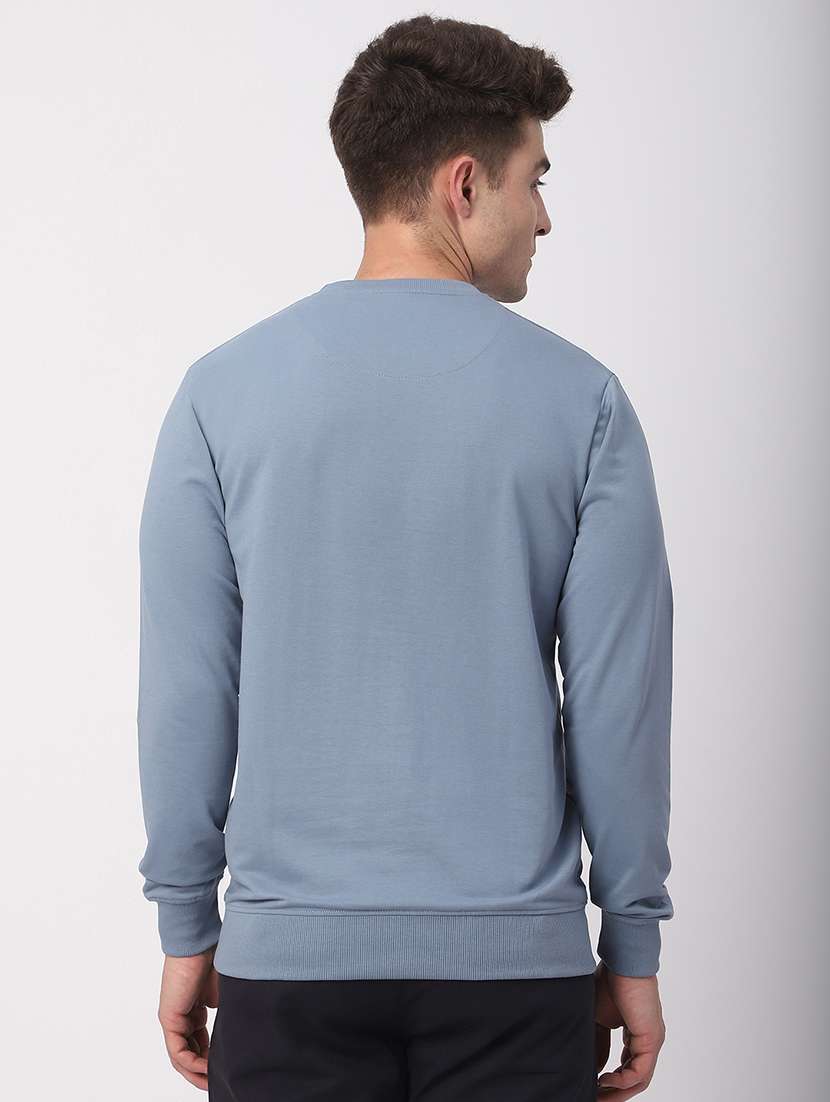 men solid long sleeves regular fit sweatshirt - 21919291 -  Standard Image - 3