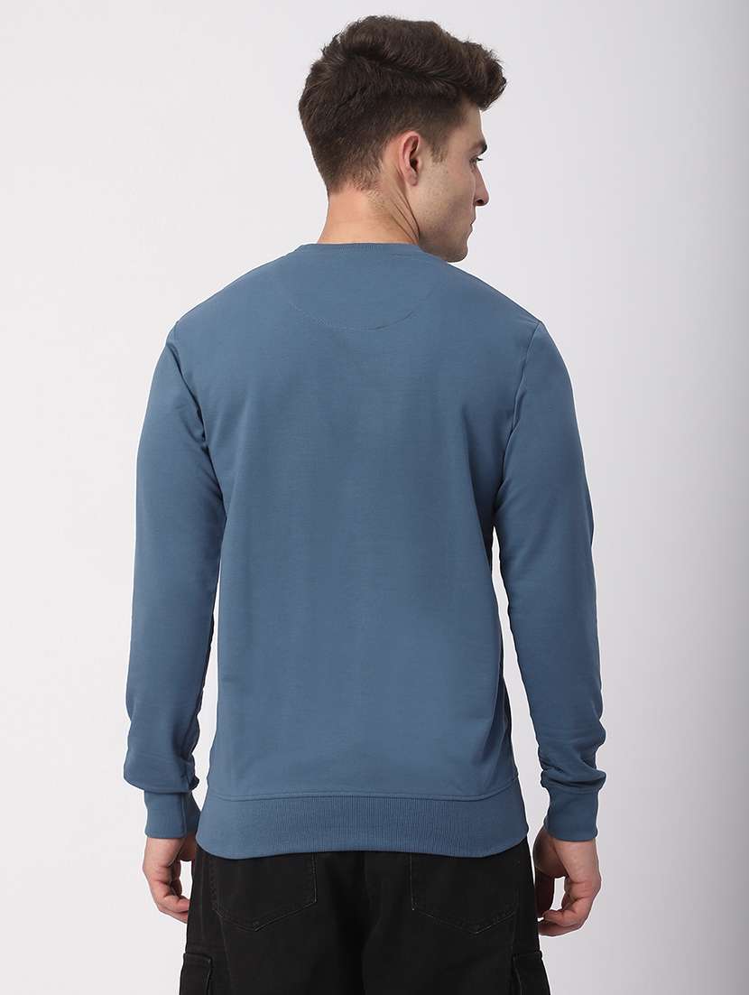 men solid long sleeves regular fit sweatshirt - 21919292 -  Standard Image - 3