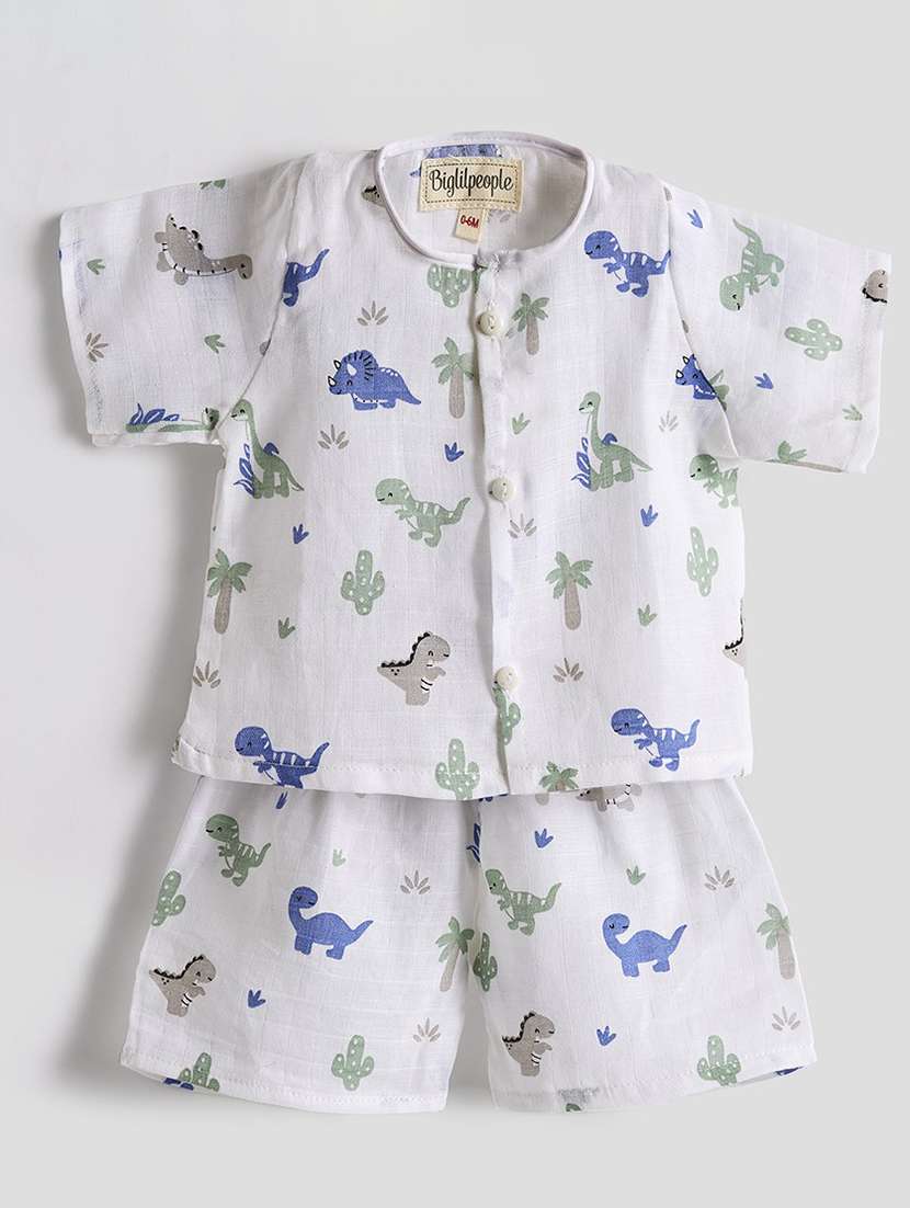 kids printed short sleeves co-ords set