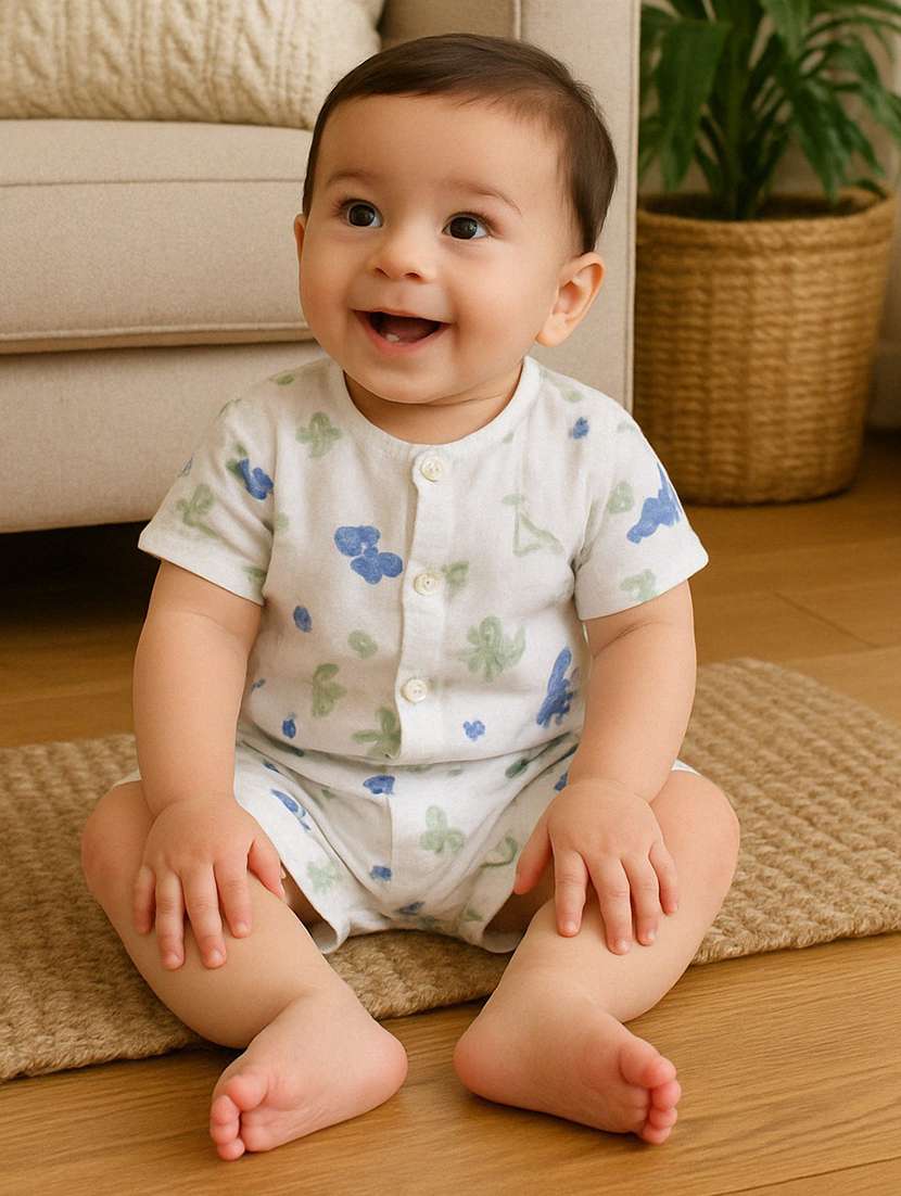 kids printed short sleeves co-ords set - 21919501 -  Standard Image - 3