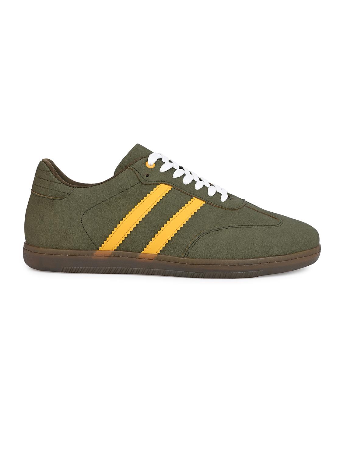 men olive lace up sneaker - 21919912 - Standard Image - 3