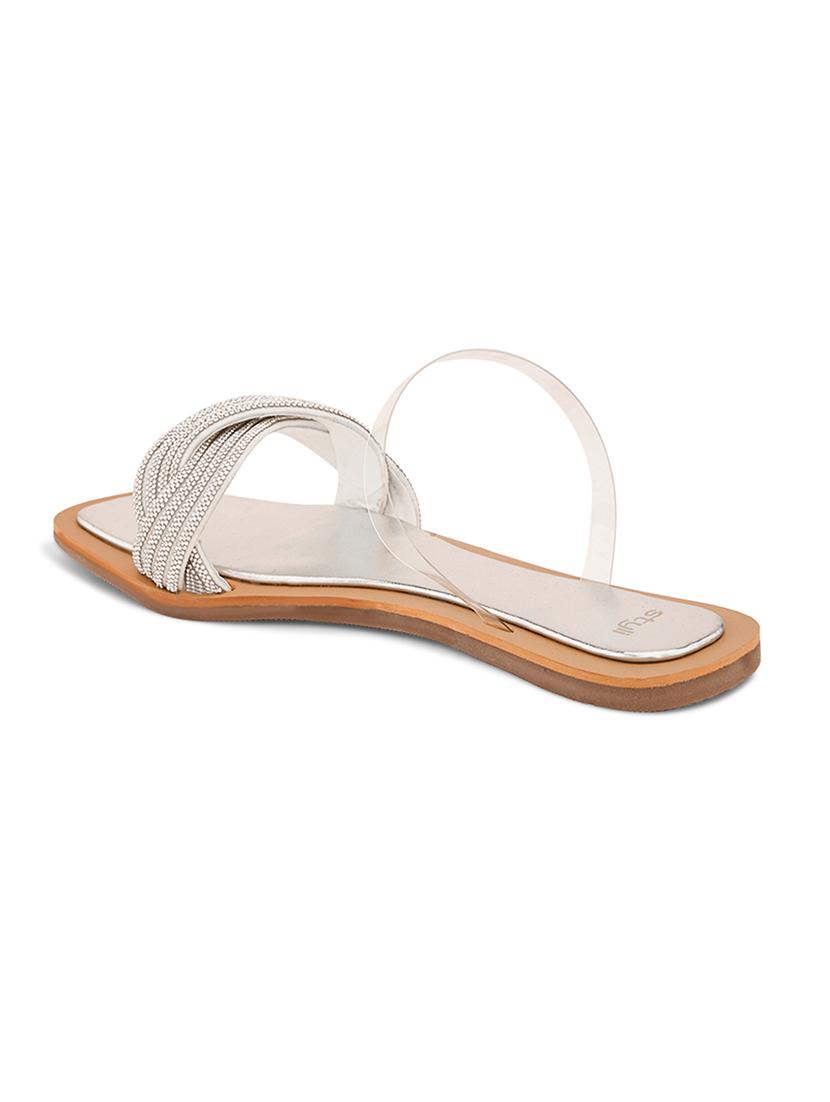women embellished slip on sandal - 21919968 - Standard Image - 3