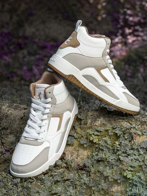women white lace-up high ankle sneaker - 21920049 - Standard Image - 0