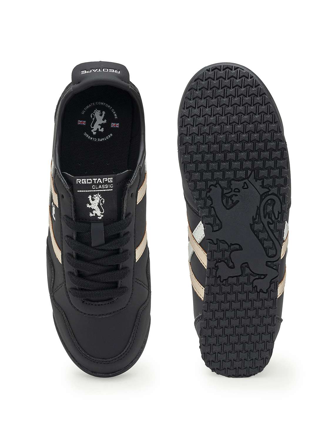 women black lace-up sneaker - 21920057 - Standard Image - 5