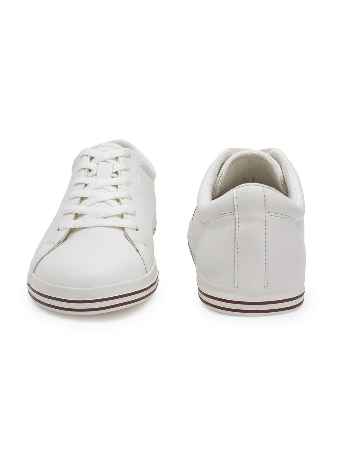 women white lace-up sneaker - 21920095 - Standard Image - 3