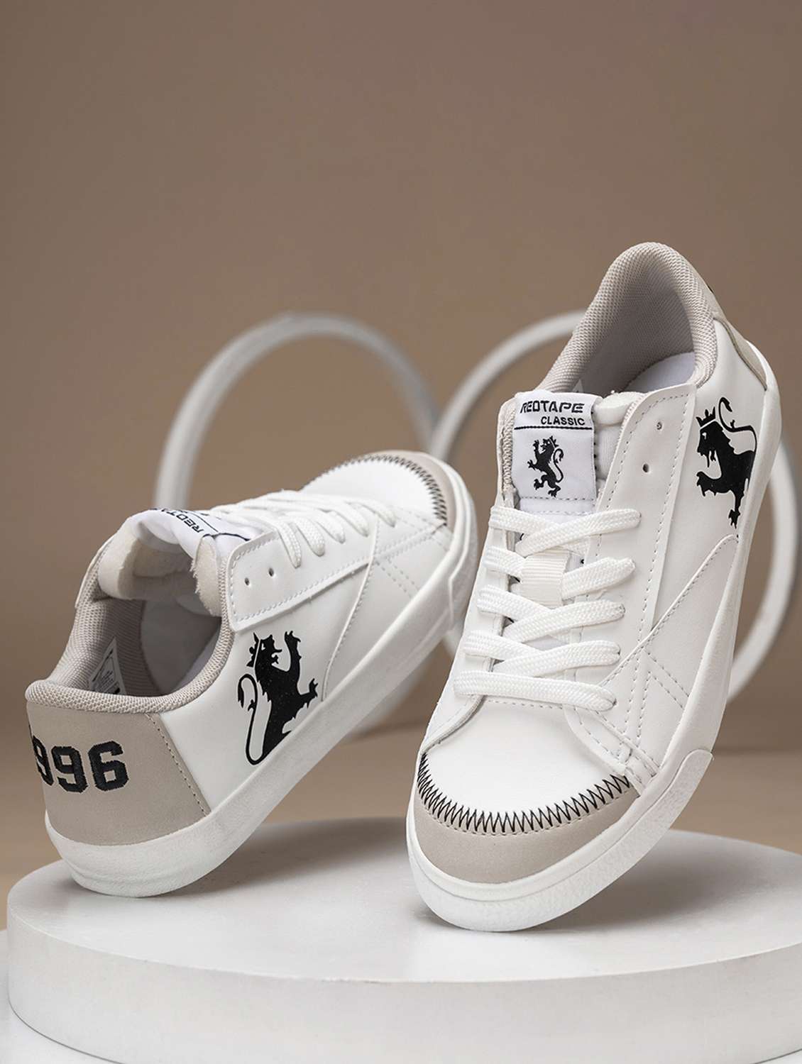 women white lace-up sneaker - 21920104 -  Zoom Image - 0