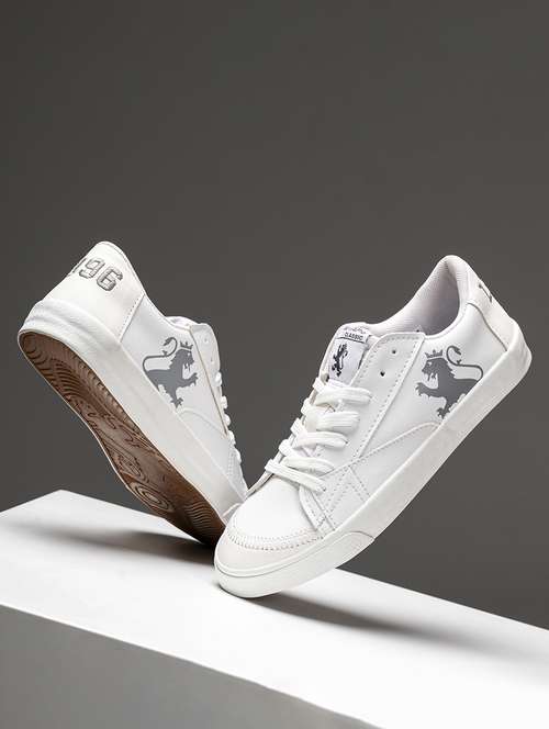 women white lace-up sneaker - 21920105 - Standard Image - 0