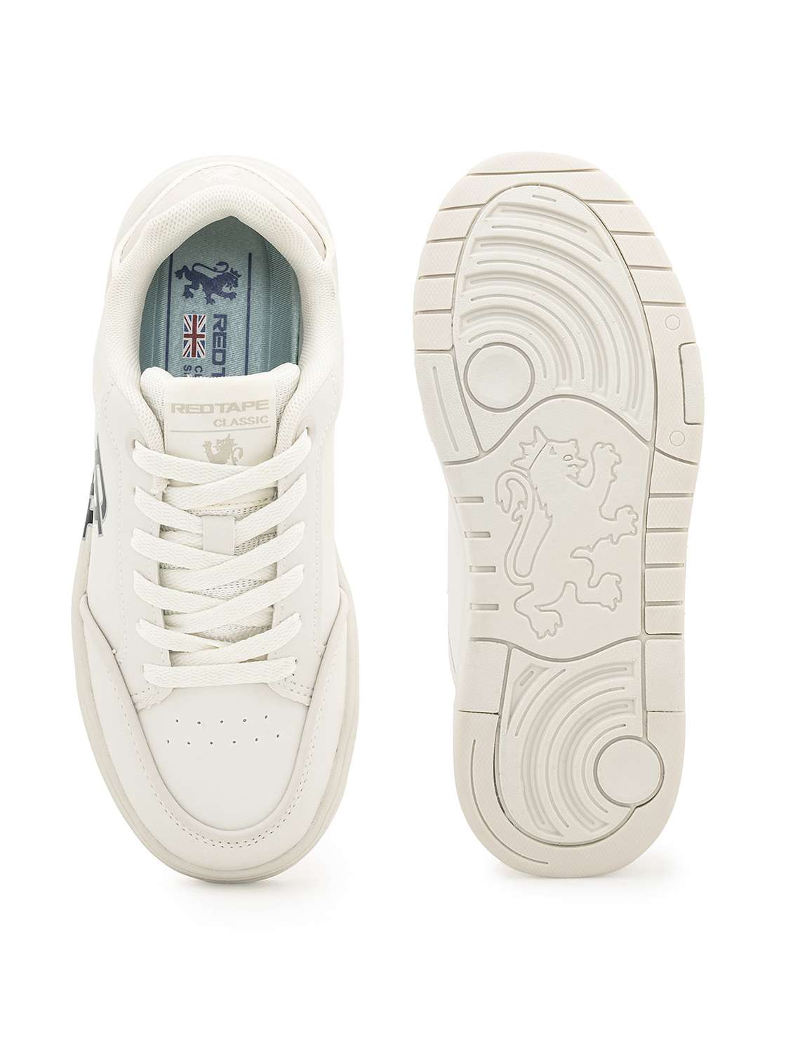 women white lace-up sneaker - 21920117 - Standard Image - 5