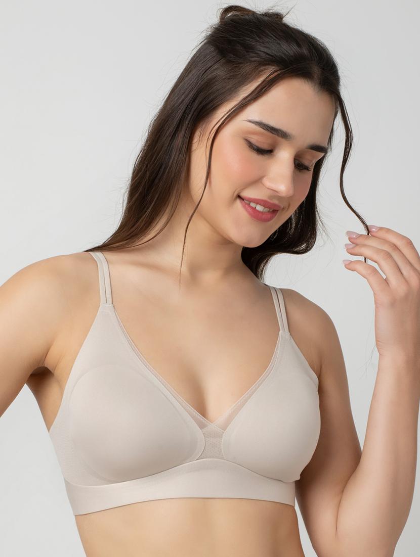 women solid lightly padded t-shirt bra - 21920143 - Zoom Image - 0