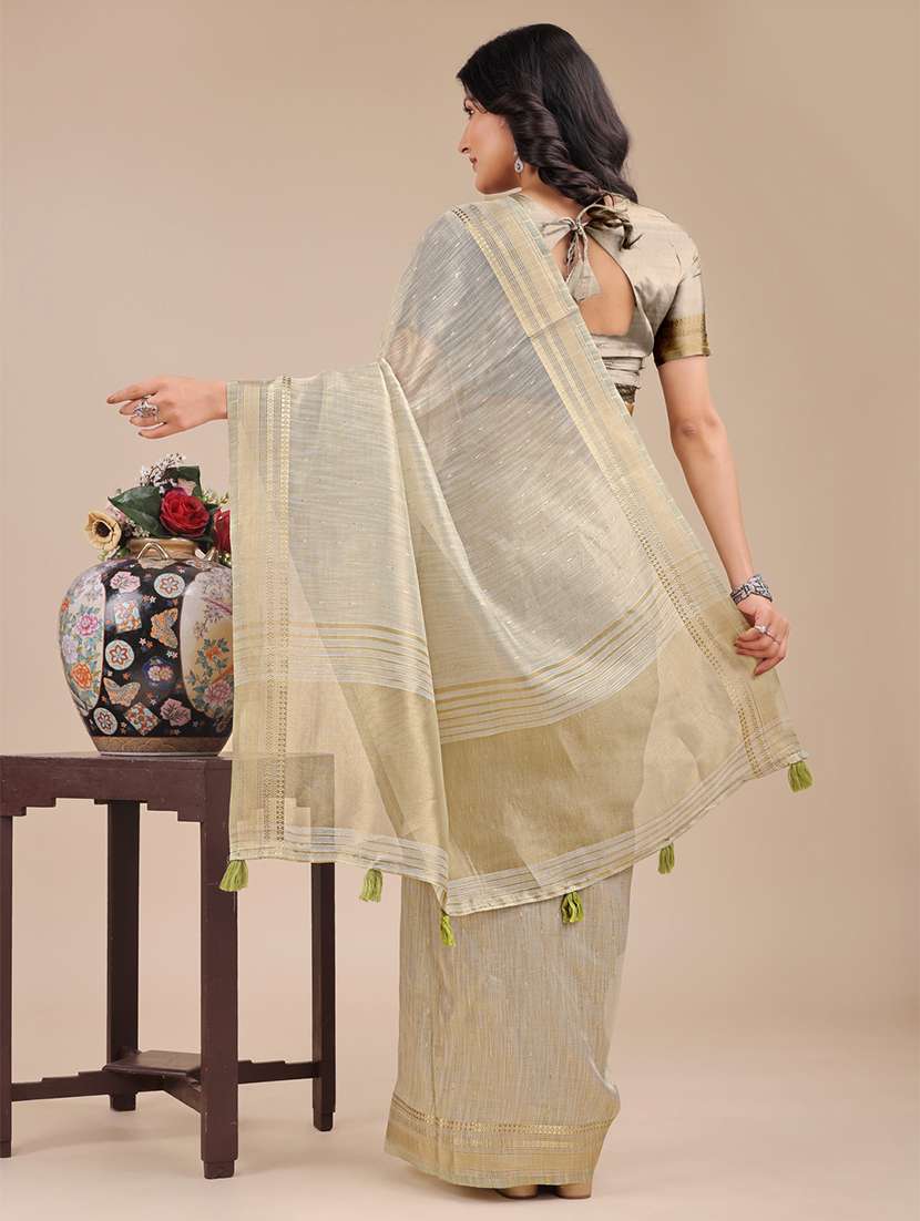 women self design bordered saree with blouse - 21920328 -  Standard Image - 3