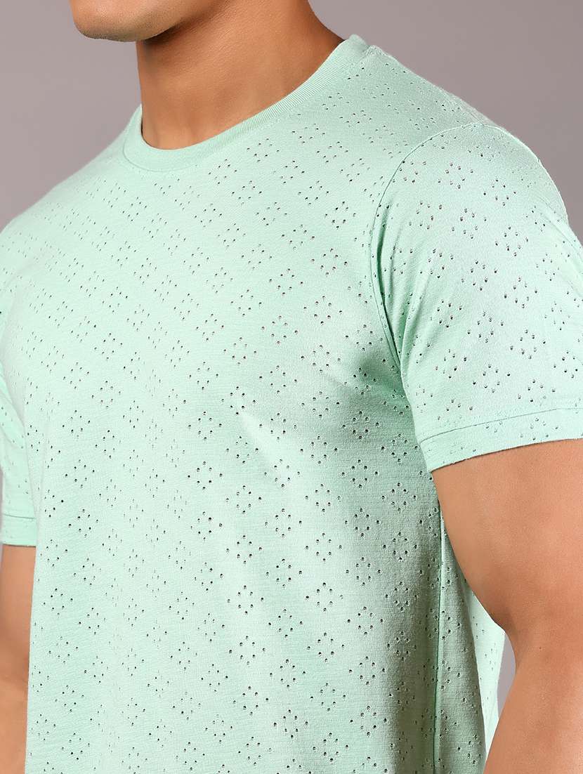 men self design short sleeve regular fit t-shirt - 21921103 -  Standard Image - 3