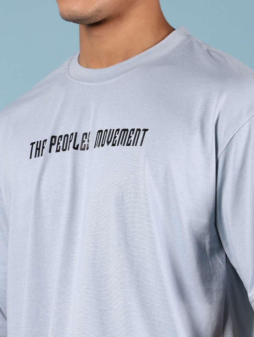 men printed short sleeves loose fit t-shirt - 21921133 -  Standard Image - 3