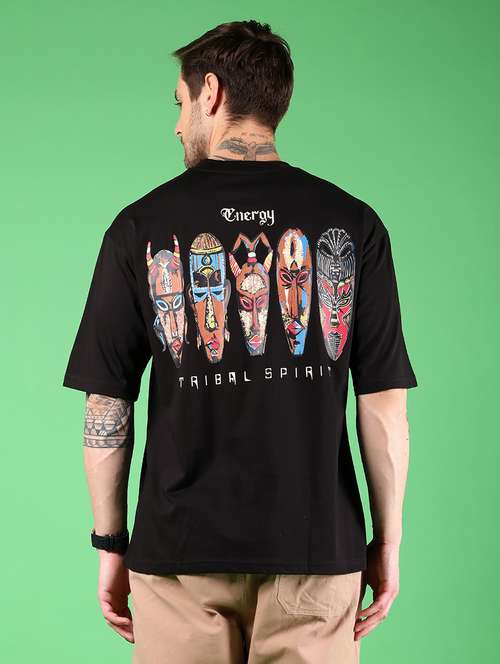 men printed short sleeves loose fit t-shirt - 21921144 - Standard Image - 0