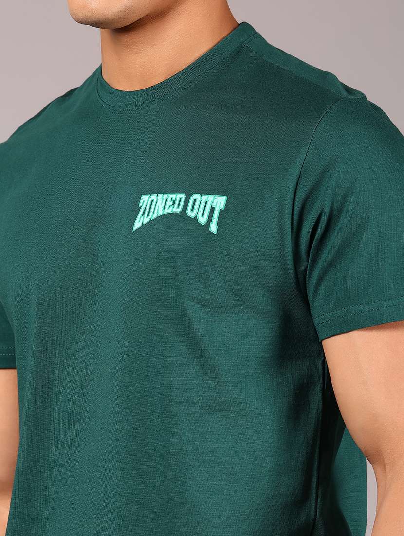 men printed short sleeves regulr fit t-shirt - 21921145 -  Standard Image - 3