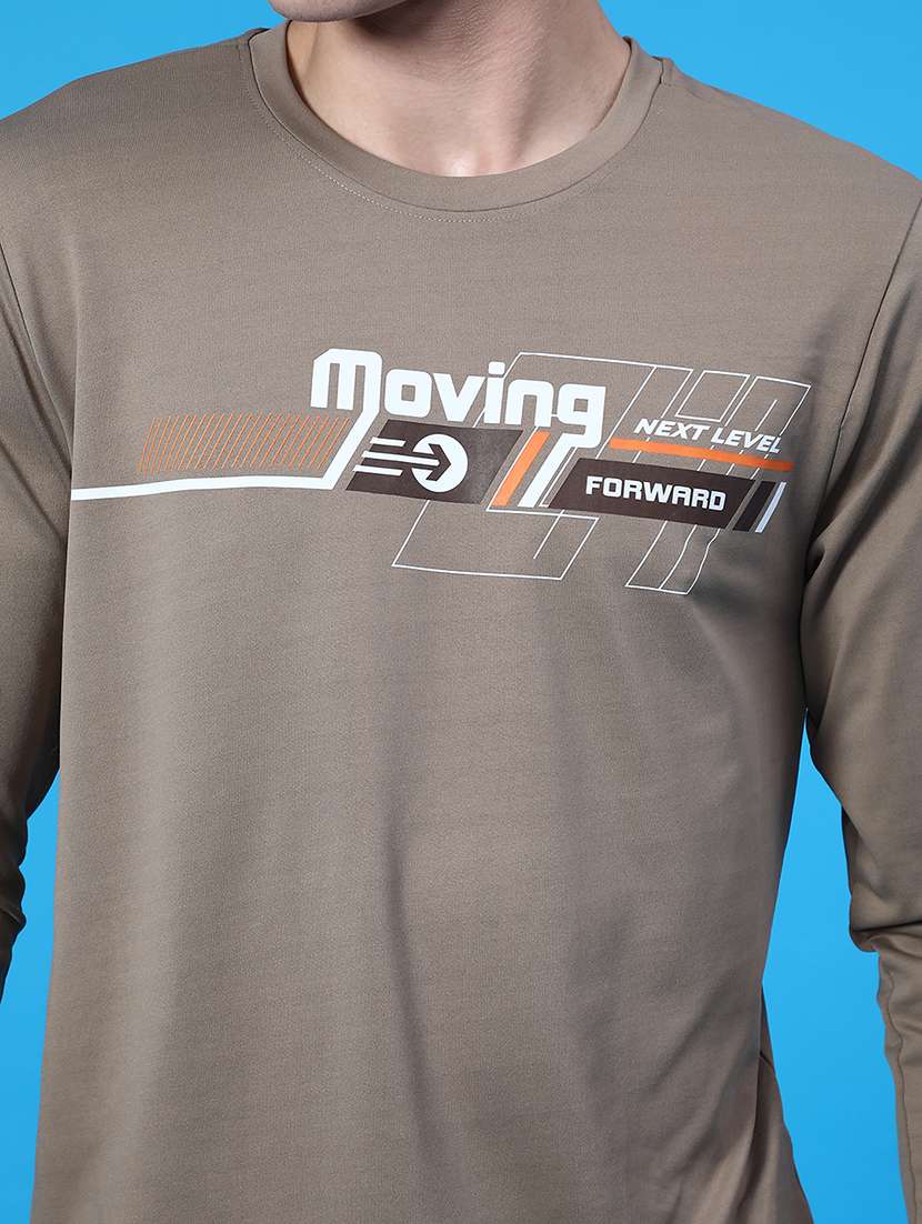 men printed long sleeve regular fit t-shirt - 21922164 -  Standard Image - 3