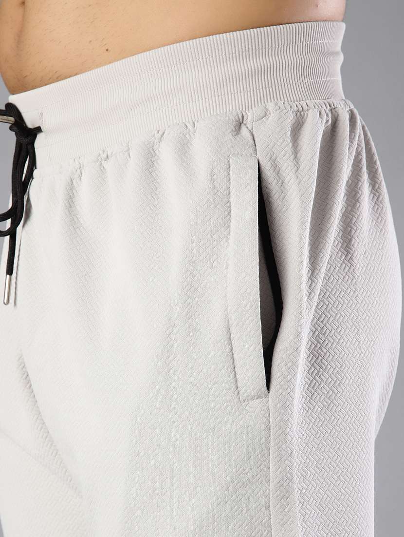 men solid mid rise full length track pant - 21922319 -  Standard Image - 3