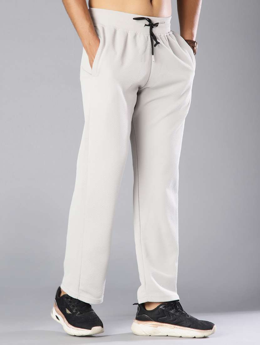 men solid mid rise full length track pant - 21922319 -  Standard Image - 5