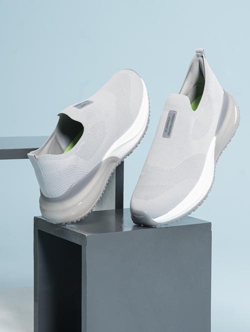 men grey slip on sport shoe - 21922505 - Standard Image - 0