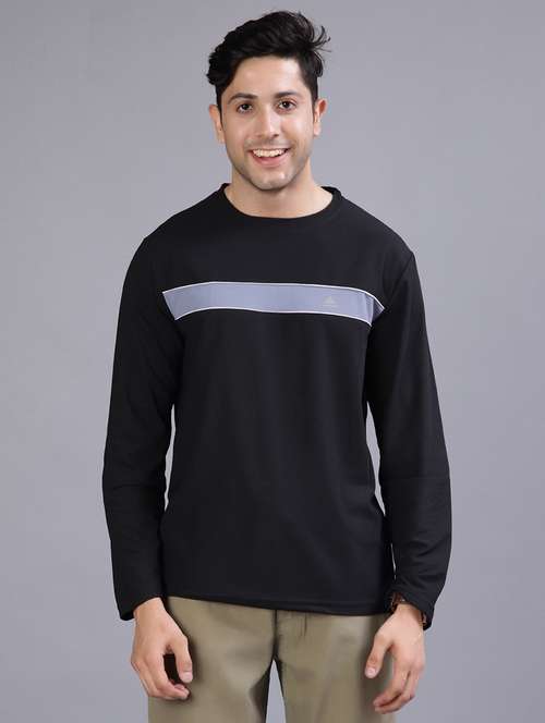 men striped long sleeve regular fit t-shirt - 21922566 -  Standard Image - 0