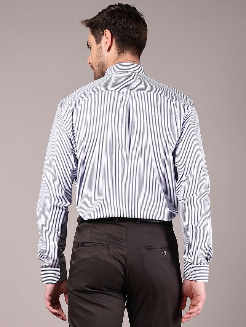 men striped long sleeve formal shirt - 21922814 -  Standard Image - 3