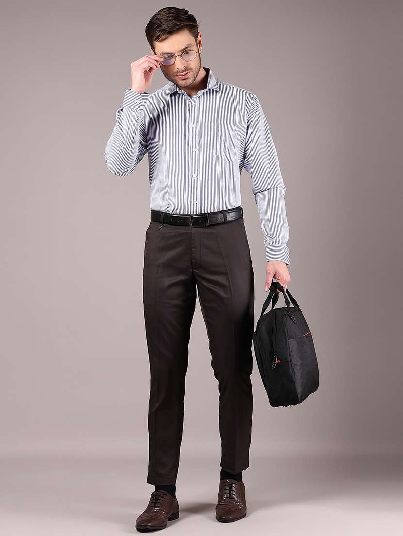 men striped long sleeve formal shirt - 21922814 -  Standard Image - 5