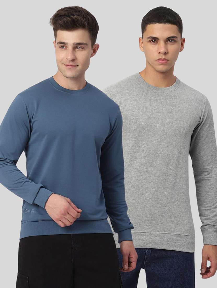 men pack of 2 solid long sleeves sweatshirt - 21922818 -  Zoom Image - 0