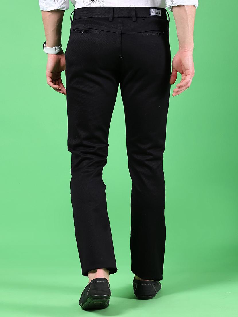 men solid mid rise slim fit chinos - 21922894 - Standard Image - 3