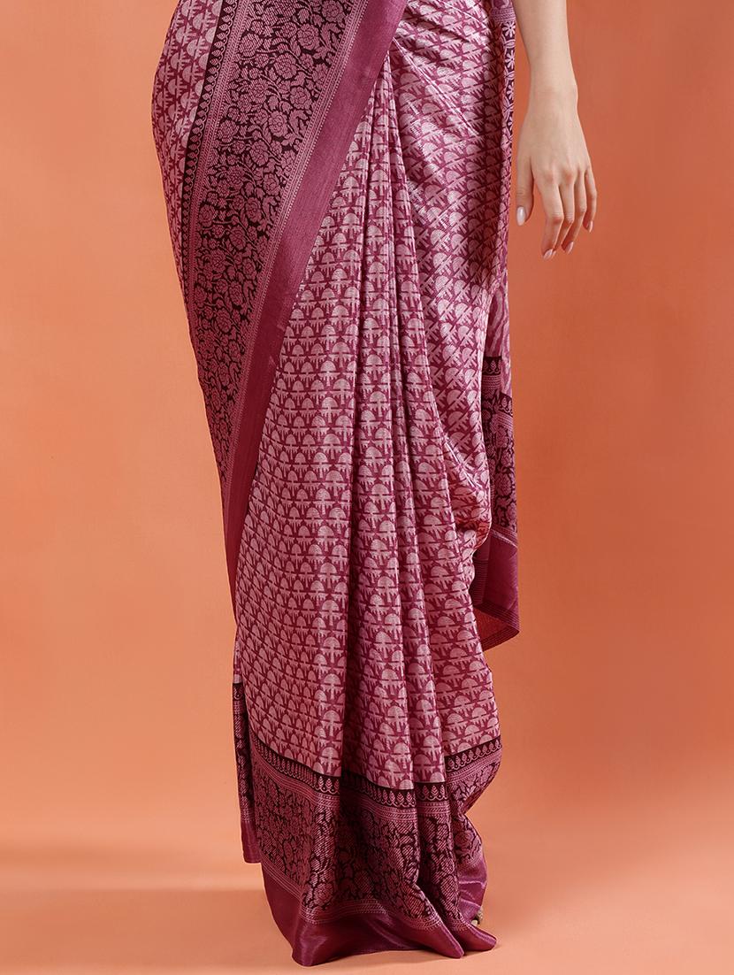 women printed casual wear saree with blouse - 21922908 - Standard Image - 5