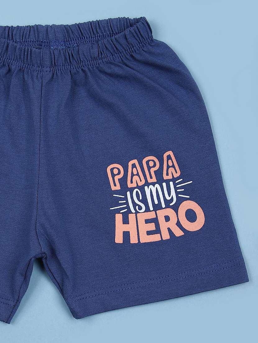 boys printed t-shirt and short co-ord set - 21923129 - Standard Image - 3