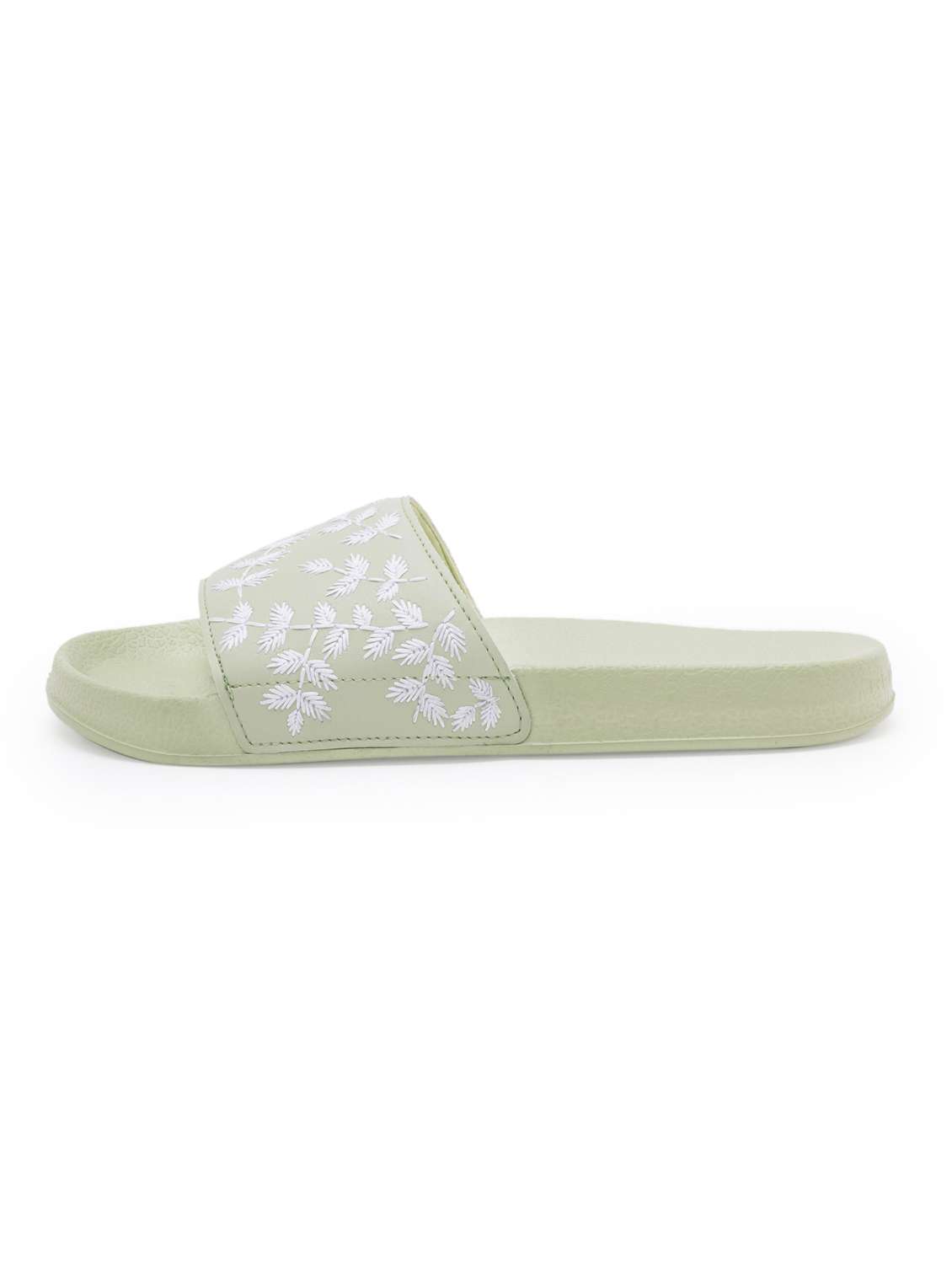 women embroidered slip on slider - 21923190 - Standard Image - 3