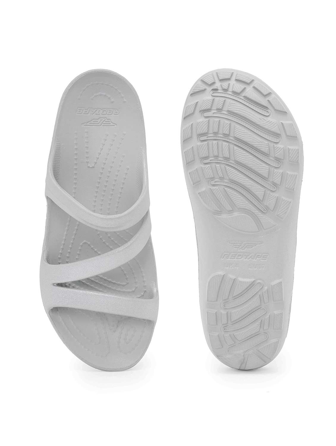 women solid slip on slider - 21923197 - Standard Image - 5