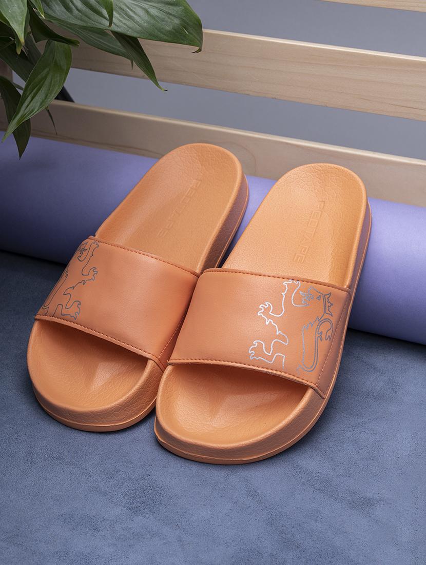 women printed slip on slider - 21923215 - Zoom Image - 0
