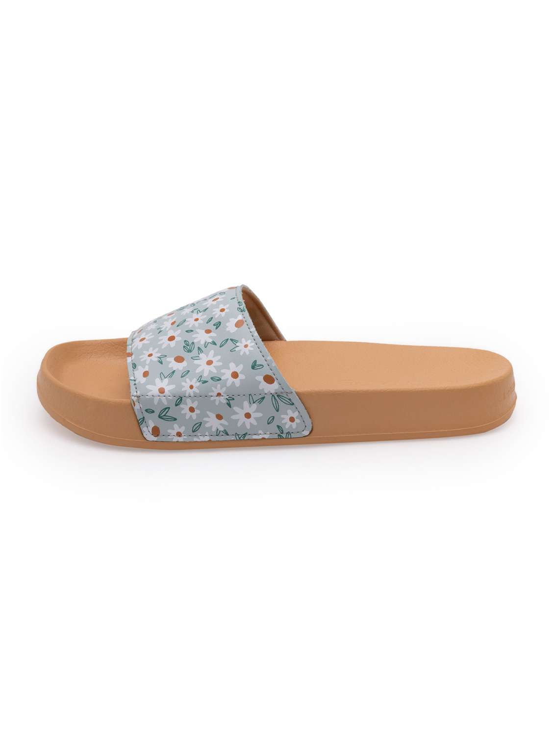 women printed slip on slider - 21923234 - Standard Image - 3