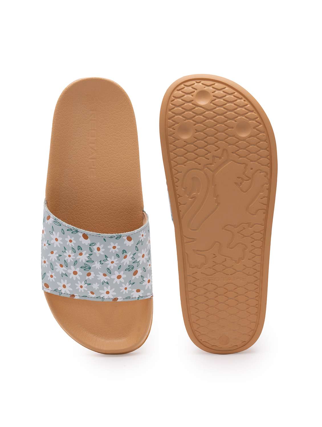 women printed slip on slider - 21923234 - Standard Image - 5