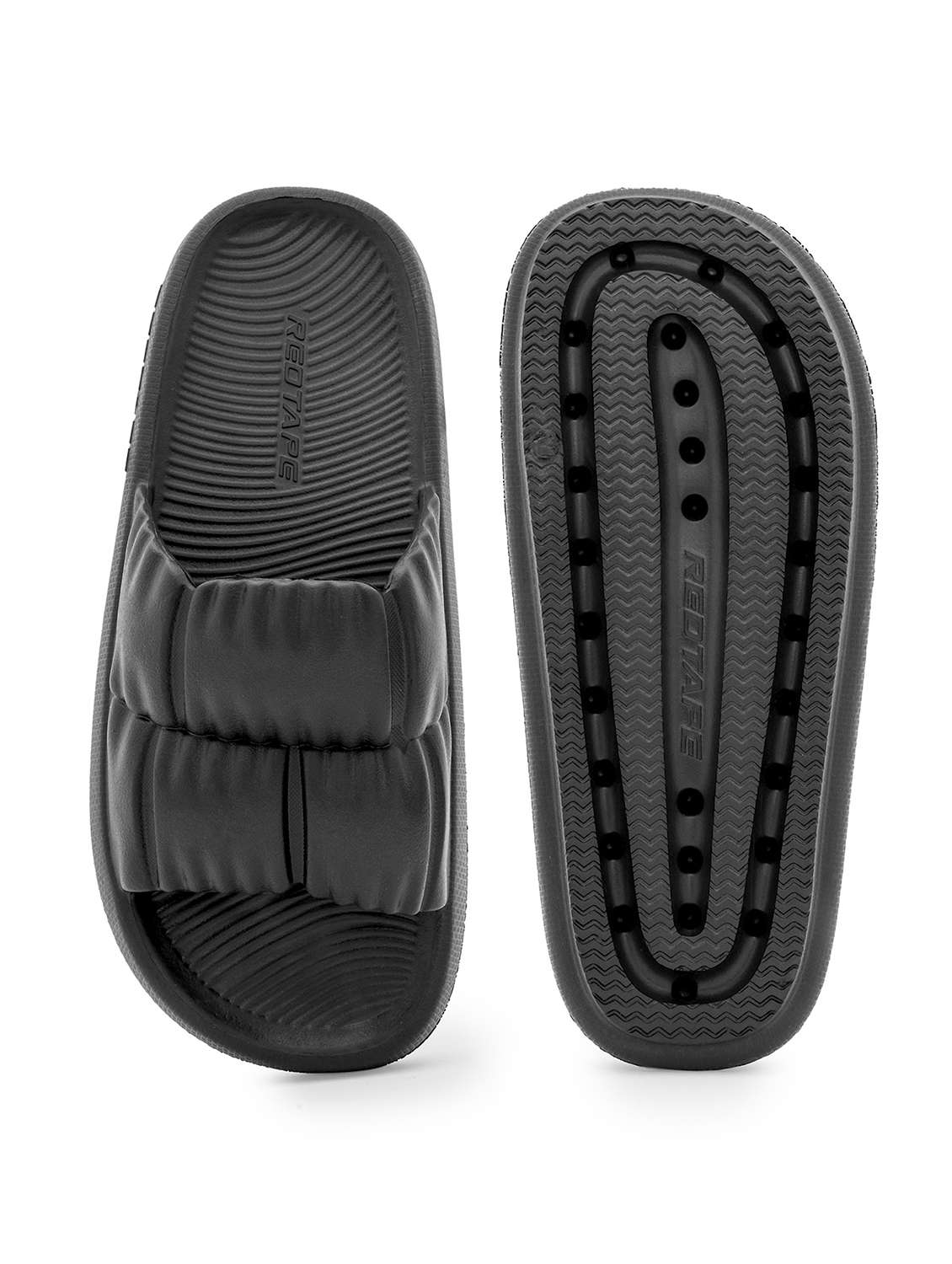 women textured slip on slider - 21923270 - Standard Image - 5