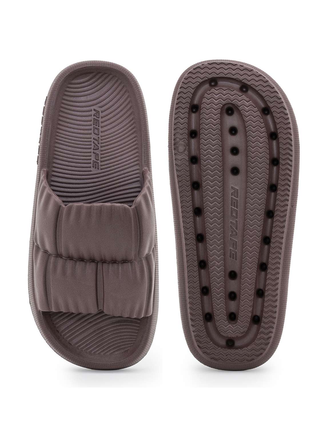 women textured slip on slider - 21923287 - Standard Image - 5