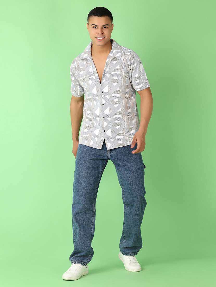 men solid mid rise straight fit jean - 21923336 -  Standard Image - 5