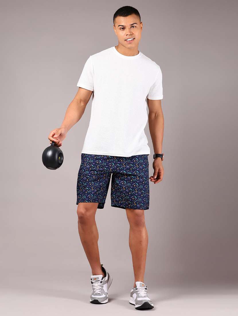 men printed mid rise regular shorts - 21923446 -  Standard Image - 5