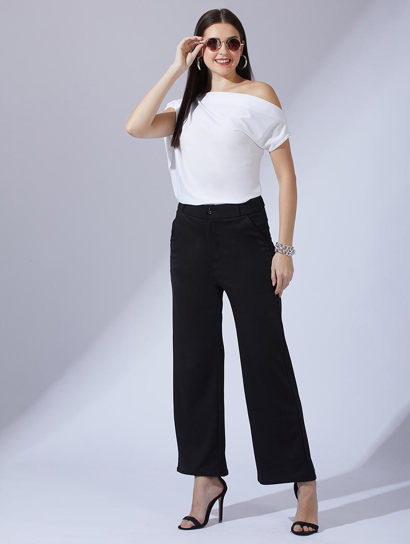 women solid asymmetric neck sleeveless top - 21923729 - Standard Image - 3