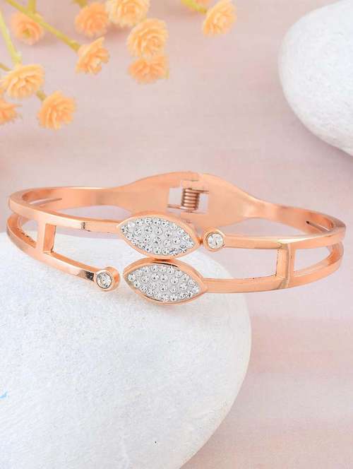 women rose gold cuff bracelet - 21923881 -  Standard Image - 0